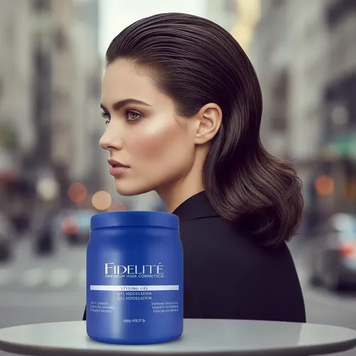 Gel Fijación Extrema Barbería Peluquería X 1000 Gr Fidelite