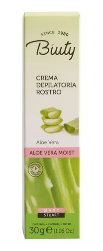 Biuty Mary Stuart Crema Depilatoria Rostro Con Aloe Vera 30g