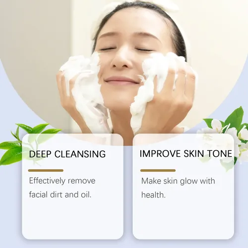 Limpiador De Espuma Suave Limpiador Facial Hidratante