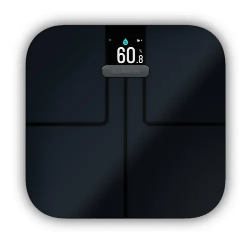 Balanza Garmin Index S2 Smart Scale Bascula Inteligente Color Negro
