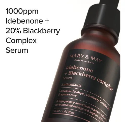 Sérum Mary & May Idebenona Blackberry Antioxidante 30 ml