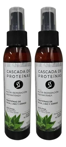 Cascada De Proteinas Frenzzi Aloe Te Anti Frizz Pack X2