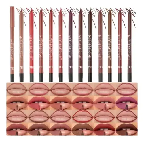 Delineador Labial Cremoso Lip Contour Tei Waterproof 7