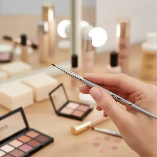 Pincel Maquillaje Ojos Para Delineado Preciso Melody Scher
