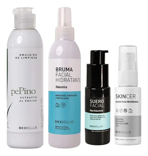 Skincare Facial Piel Seca Rutina Diaria Biobellus Día Noche