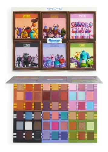Paleta De Sombras Makeup Revolution London Monsters Univers