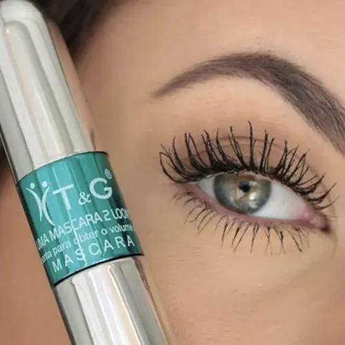 Rimel Mascara 4d Alargadora Extra Volumen 2 En 1 Dos Pasos