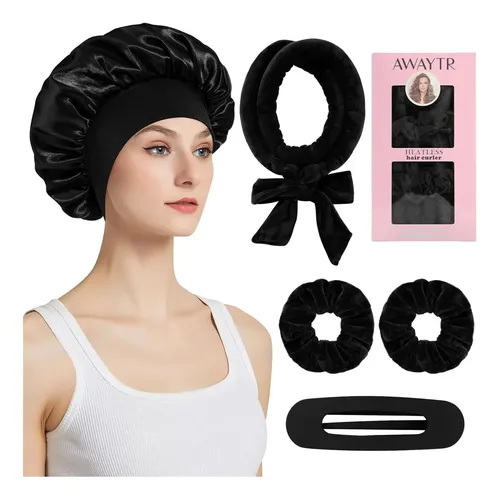Rulos Sin Calor Velvet Para Cabello Awaytr 5 Piezas