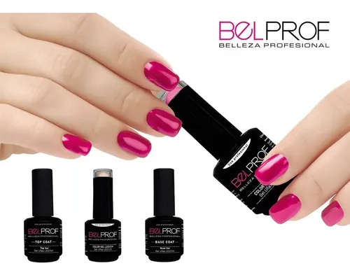 Esmalte De Uñas Color Belprof Top Coat Semipermanente X15ml
