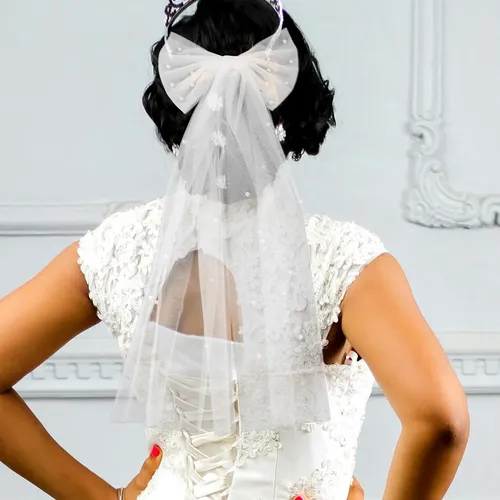Accesorio Para Peinado De Novia Con Lazo