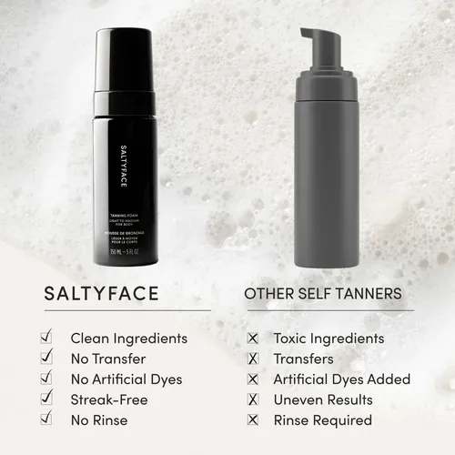 Espuma Bronceadora Saltyface Light To Medium 150 Ml