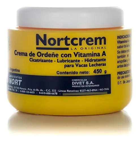 Crema De Ordene Ordeñe Con Vitamina A Notrcrem 450 Grs Sin Fragancia