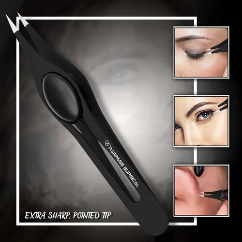 Pinzas Para Cejas Rampage Surgical Professional, Acero Inoxi