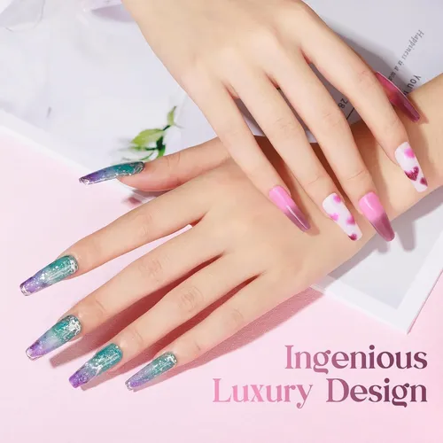 Gel Cambia De Color Mizhse 4pcs 10ml Set Uñas