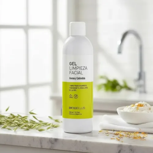 Gel Limpieza Facial Avena Y Calendula Biobellus 300ml