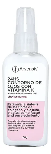 Crema Contorno De Ojos Vitamina K 24hs 60c Bolsas Y Ojeras**