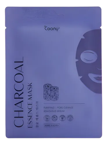 Mascarilla Facial Esencia De Carbon Pieles Oleosas Coony