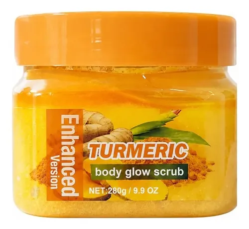 Exfoliante Corporal Con Cúrcuma, 280 G, Frasco Individual