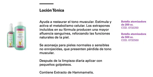 Loción Tónica Facial Suavepie Juevelets de 200 ml para Todo Tipo de Piel
