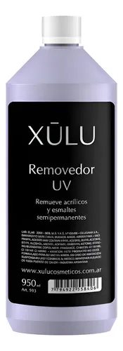 Removedor Para Esmalte Semi Y Uñas Acrílicas 950cc Xúlu Z593