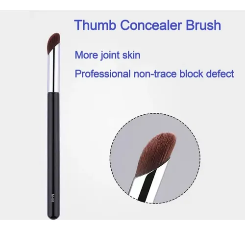 Conjunto De 3 Brochas Correctoras Anguladas Jabuty Zto