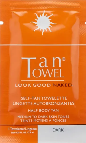 Toallitas Autobronceadoras Tantowel Para Medio Cuerpo, Paque