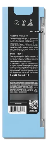 E.l.f. Perfect 10 Eyeshadow Palette Sombras Ultra-pigmented