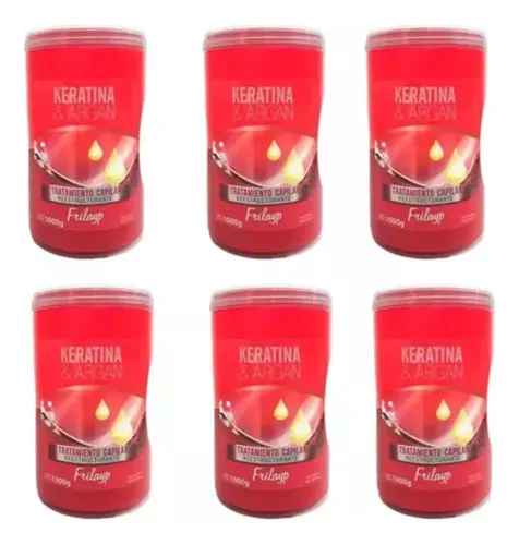 Frilayp Baño Capilar Tratamiento Keratina Y Argan 1kg X6un