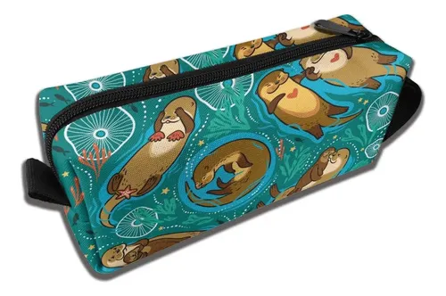Bolsa De Maquillaje Yishow Familia De Nutrias Organizador Co