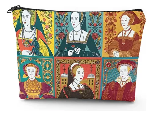 Elegante Bolsa De Maquillaje De Ana Bolena Para Uso Diario