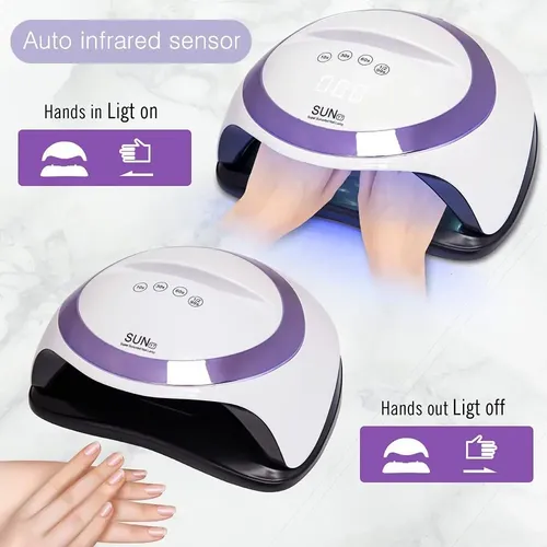 Cabina Sun Uv Led 168w Tactil Timer Profesional Gel Semi
