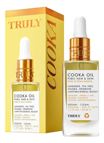 Aceite Cooka De Truly Beauty Para Vello Púbico Y Piel