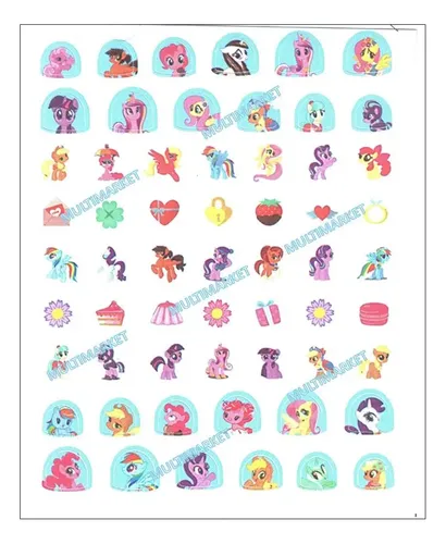 Pack De 4 Stickers Autoadhesivos Diseños Infantiles