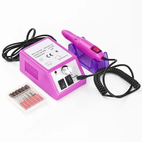 Torno Electrico De Uso Profesional Manicuria Pedicuria Limas Lijas Kit Fresas Nuevo Lina Uñas Esculpidas O Gelificadas