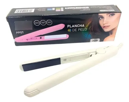 Mini Plancha Pelo Cerámica De Viaje Portátil Flequillera