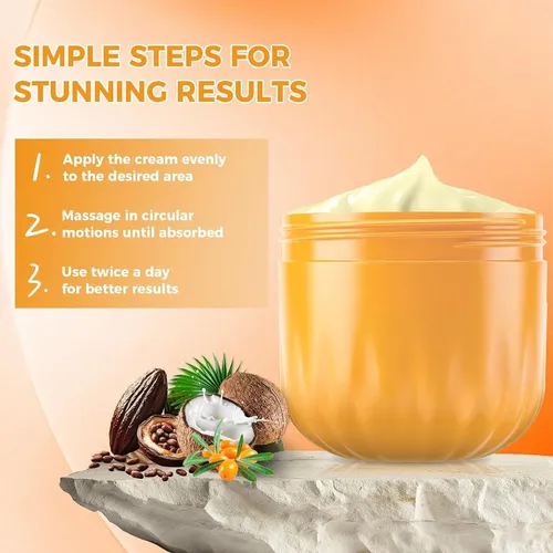 Crema Corporal Oukeya Para Glúteos Y Caderas, Hidratación