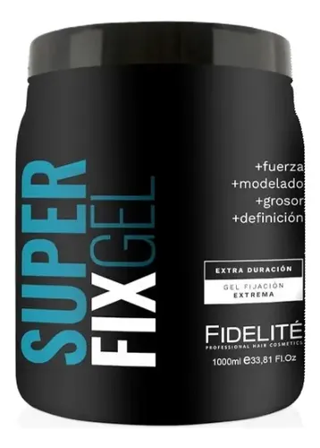 Gel Fidelité Super Fix Fijación Extrema Extra Duración 1kg