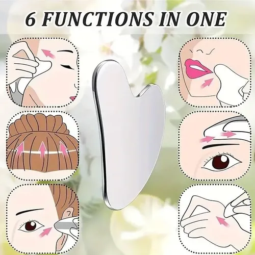 Juego De Compresión Facial De Tres Piezas Con Rodillo De