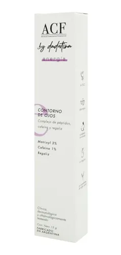 Acf By Dadatina Energía Crema Contorno Ojos Piel Vegano 3c
