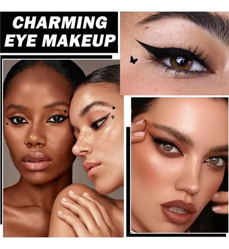 Set Delineador De Ojos Con Estampado 5 Formas Xingxyuel