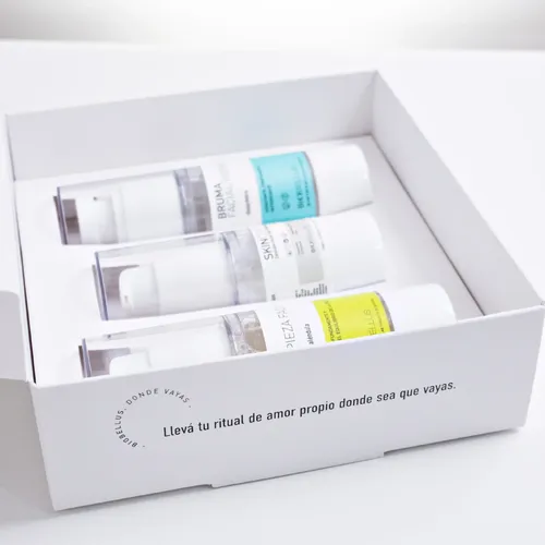 Kit Rutina Facial Skincare Hidratante Viaje Travel Biobellus