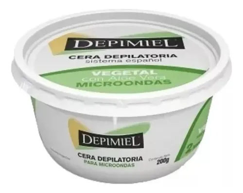 Depimiel Cera Depilatoria Vegetal Con Aloe Microondas 200gr