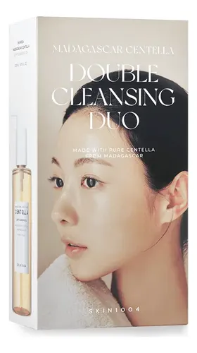 Skin1004 Madagascar Centella Double Cleansing Duo Set 2 Pzs Momento De Aplicación Día/noche Tipo De Piel Todo Tipo De Piel