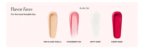 Kit Lip Gloss Victorias Secret Flavor Favorites -4 Unidades