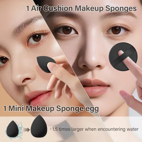 Set De Brochas De Maquillaje Mlemle 25 Unidades Emberblack