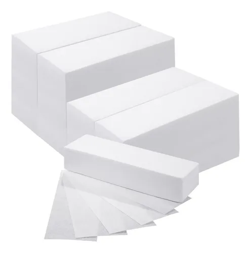 Tiras De Cera Dunzy, 2000 Unidades, 7 X 20 Cm, No Tejidas, P