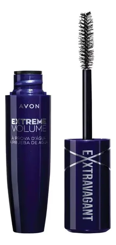 Máscara De Pestañas Volumen Extremo Exxtravagant Avon Negro