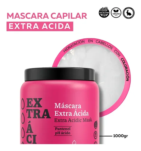 Mascara Capilar Influencia Coalix Extra Acida Post Color 1kg