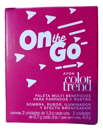 Avon Color Trend Paleta Multi Beneficios Color De La Sombra