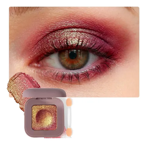 Paleta De Sombras Holográficas Multicolor Cherry Gold